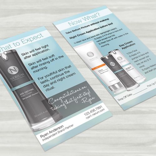 Product card for a Nerium Brand Partner.