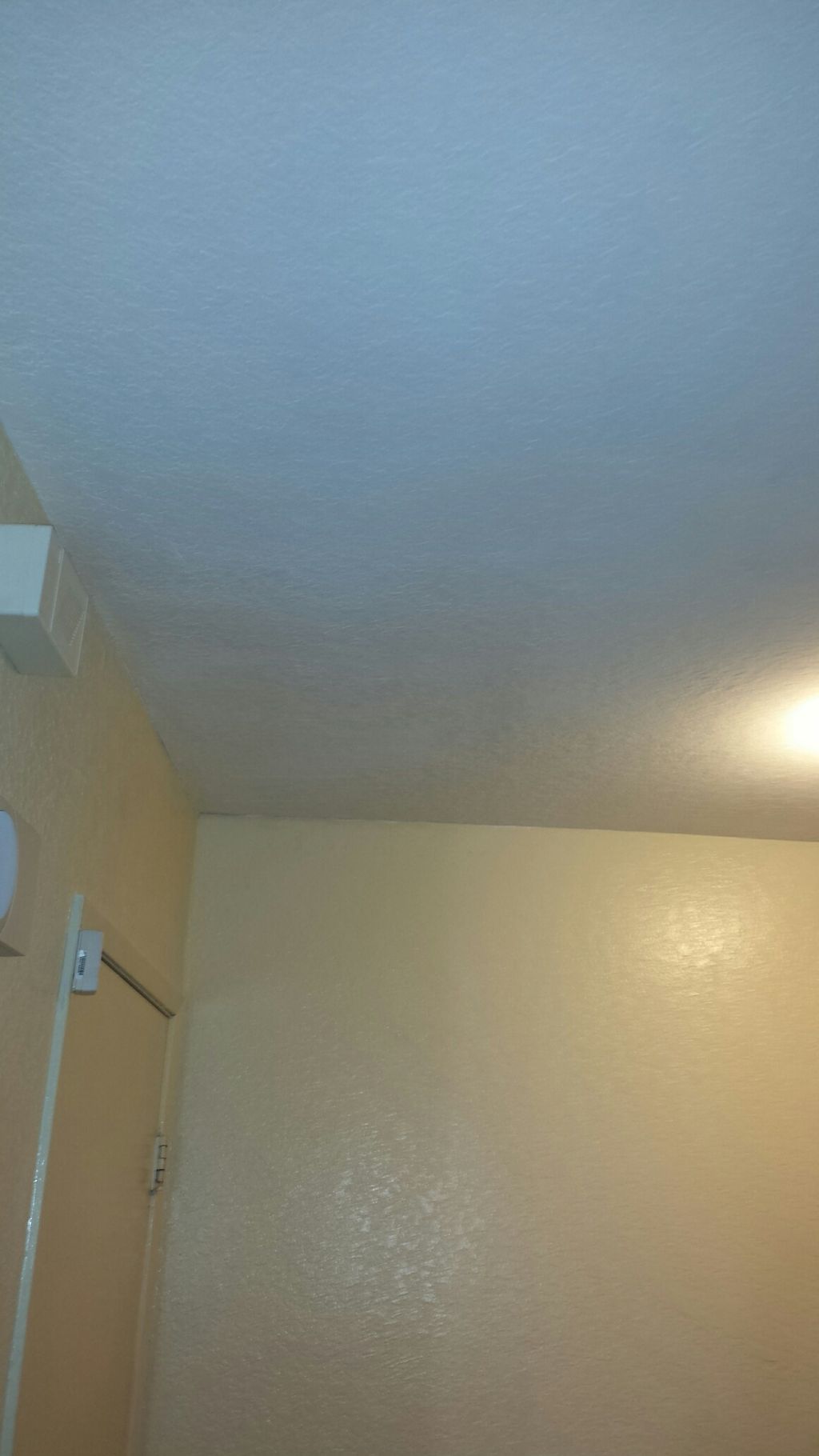 Finished Water Damage Repair.
ReTextured and paint