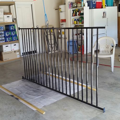 Fabricated Steel Fence Section