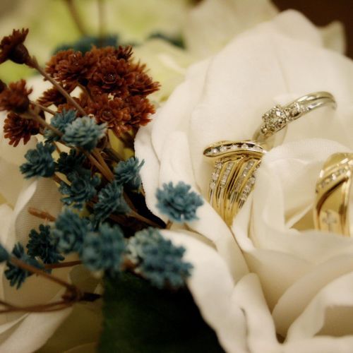 His/her wedding rings...