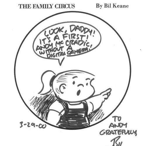 I made it into the Family Circus! Bil Keane was fl