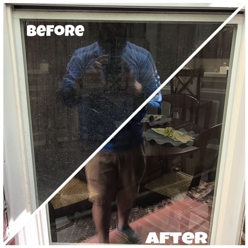 Before/ After on Glass 