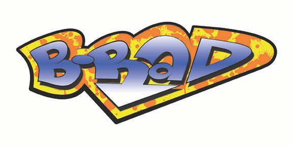 Logo design for a DJ named B-Rad.