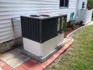 This is a package unit we installed.
with supply a