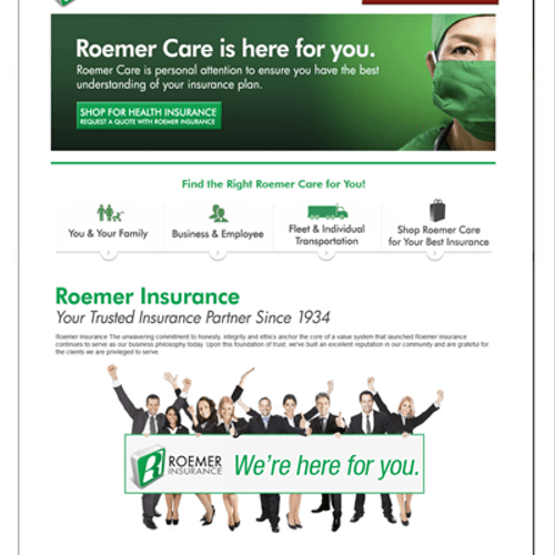 Design / Coding  / SEO Marketing 
Roemer-Insurance