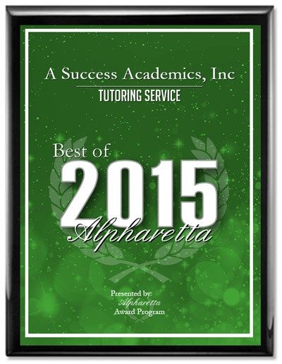 "Best of Alpharetta Tutorial Service"