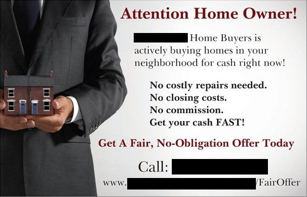 Designed 4 direct mail packages for home buyer cam