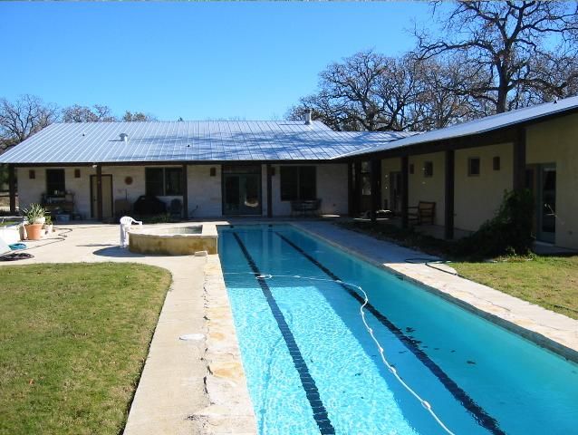 Lap pool becomes part of the design