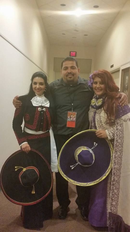 With singers Graciela Beltran and Pobedy Montes
