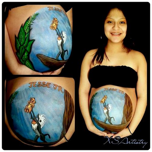 Prenatal Belly Painting, Private appointment