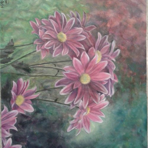 "Botanical Flowers"
Original Acrylic Painting