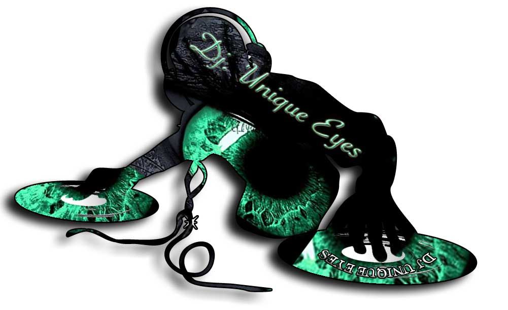 Logo for DJ Unique eyes