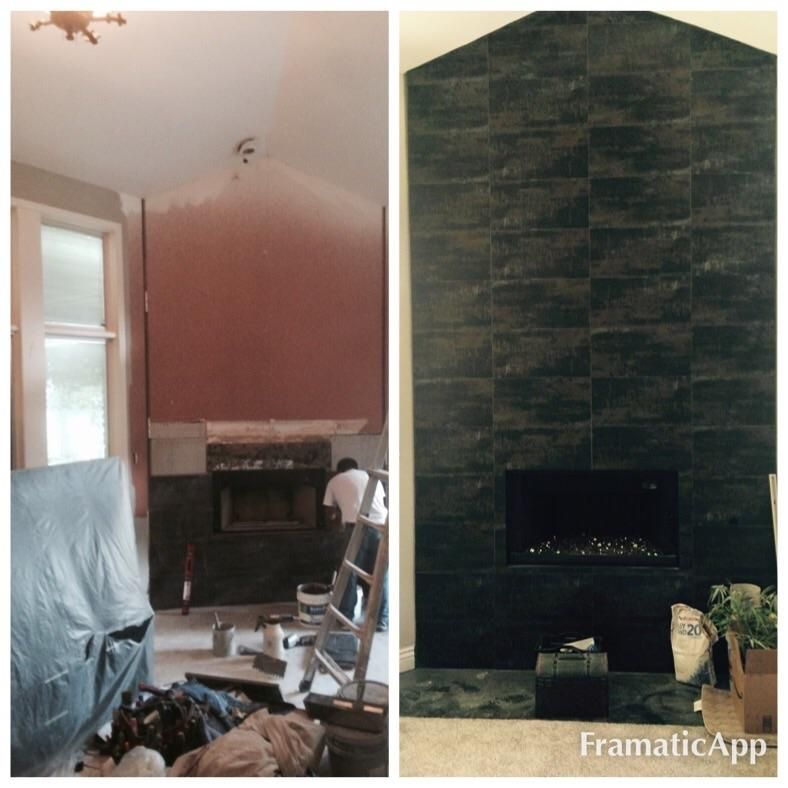Fireplace make over!