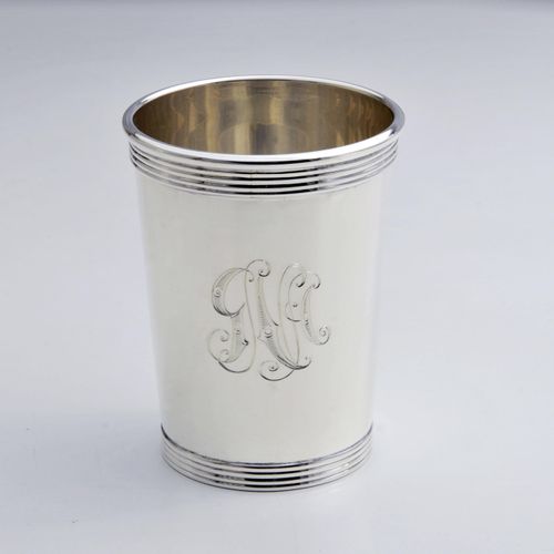 hand engraved customer's julep cup