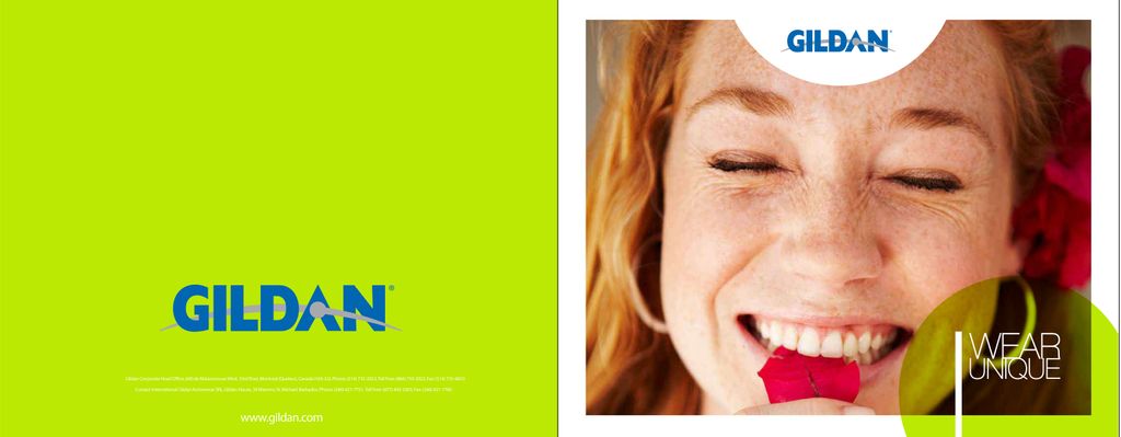 Gildan Catalog and lookbook for 2016