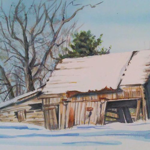 Old Barn -- watercolor
