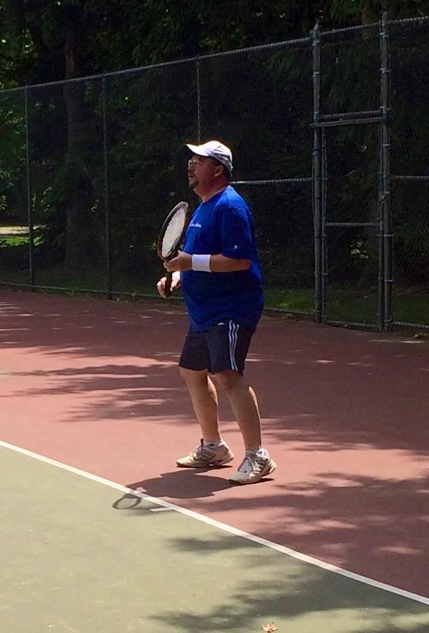 Warm up on the court