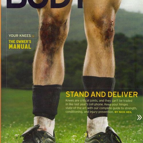 My legs in "Out Door" Magazines