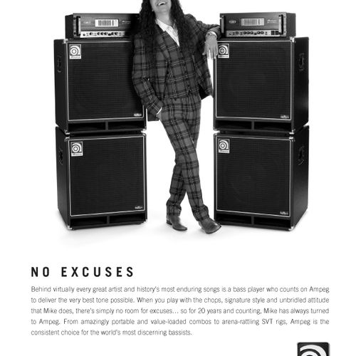 Print ad for Ampeg