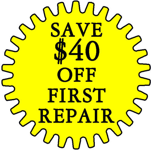Save on your first repair.
