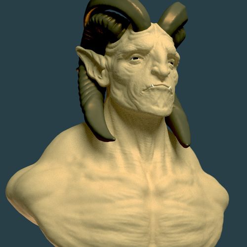 The HornsMan 3D Sculpt.
