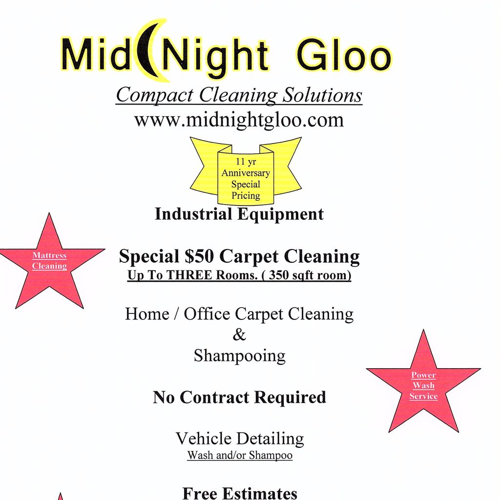 Mid Night Gloo Compact Cleaning Solutions