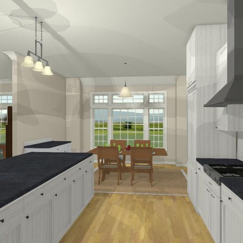 Another interior rendering view