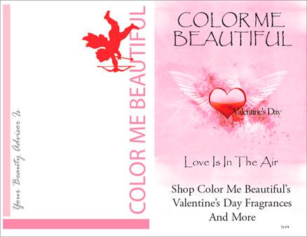 Brochure Cover for cosmetics.