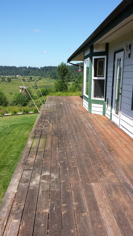 Deck before