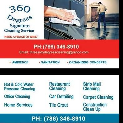 360 Degrees Signature Cleaning