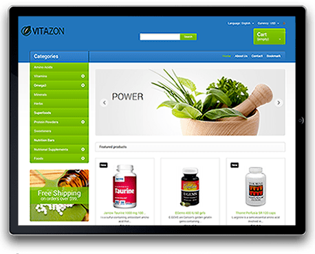Vitamin Online E-Commerce Store