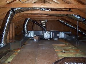 80% Furnace with ac coil installation in attic