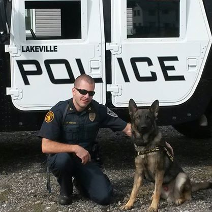 My Husband Patrick and his K9 Bishop