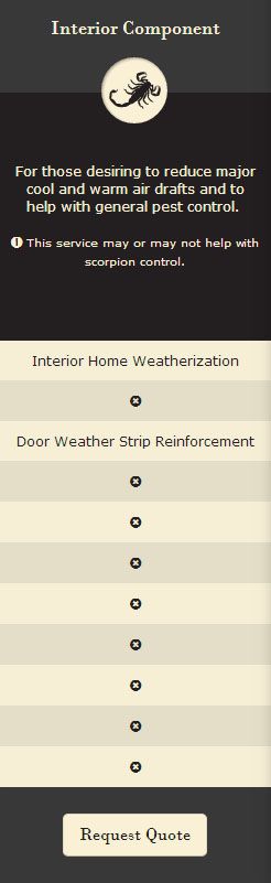 Interior Component Scorpion Services by the Techni