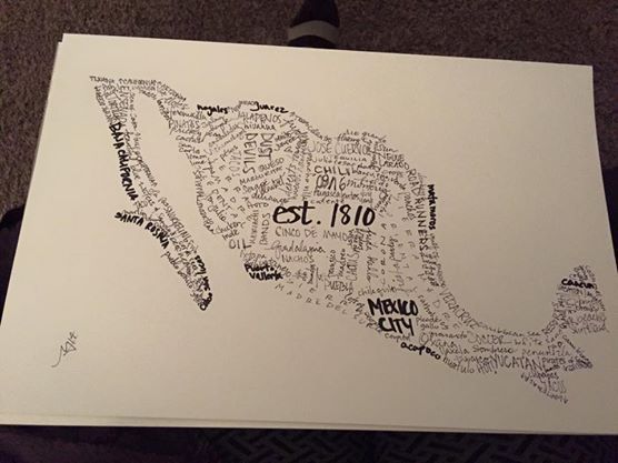 11x14" subway art