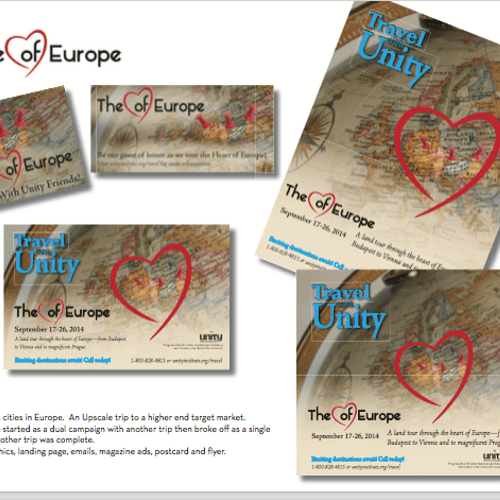 A campaign for a mission trip to Europe. Wanted to