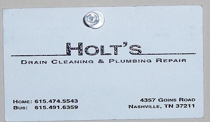 Holt's & Sadler's Drain Cleaning and Plumbing R...