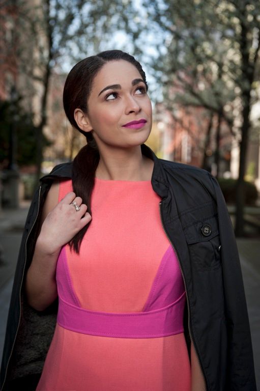 Editorial photoshoot in the Pearl District. Hair a