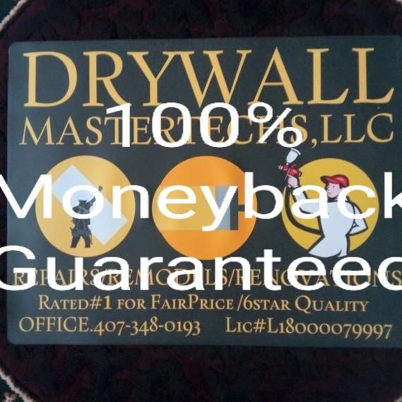 DRYWALL MASTERTECH,LLC-37yrs of DRYWALL in C.Fla.