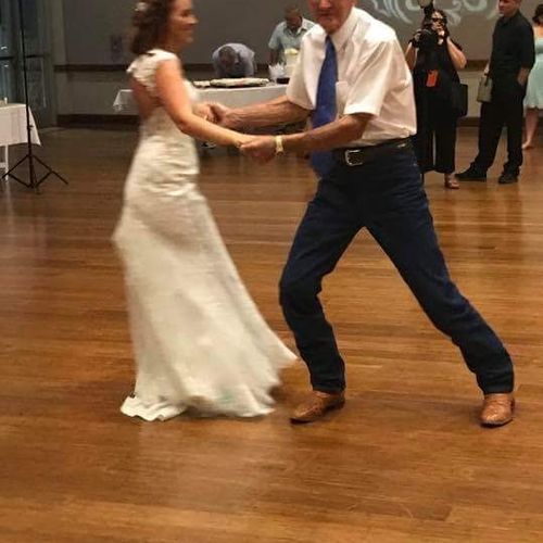 Fun Granpa Bride dance at Waco Convention Center- 