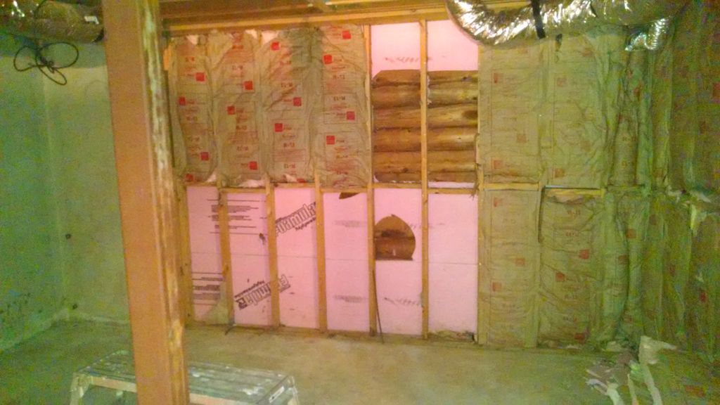 Basement office Before 