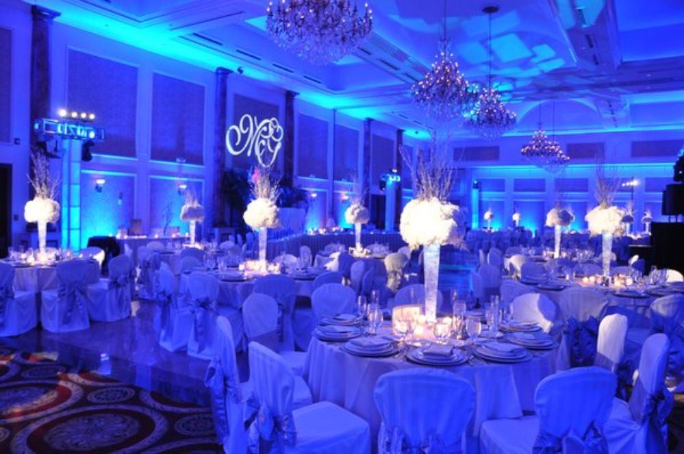 LED and Pin Spots transform reception venues
