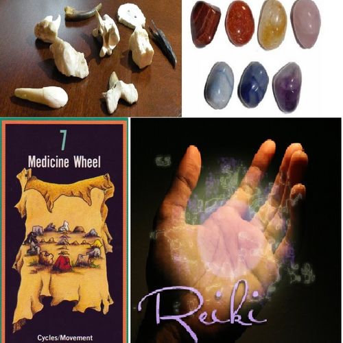 Totem Bones, Stone People, Tarot, Medicine Wheel, 