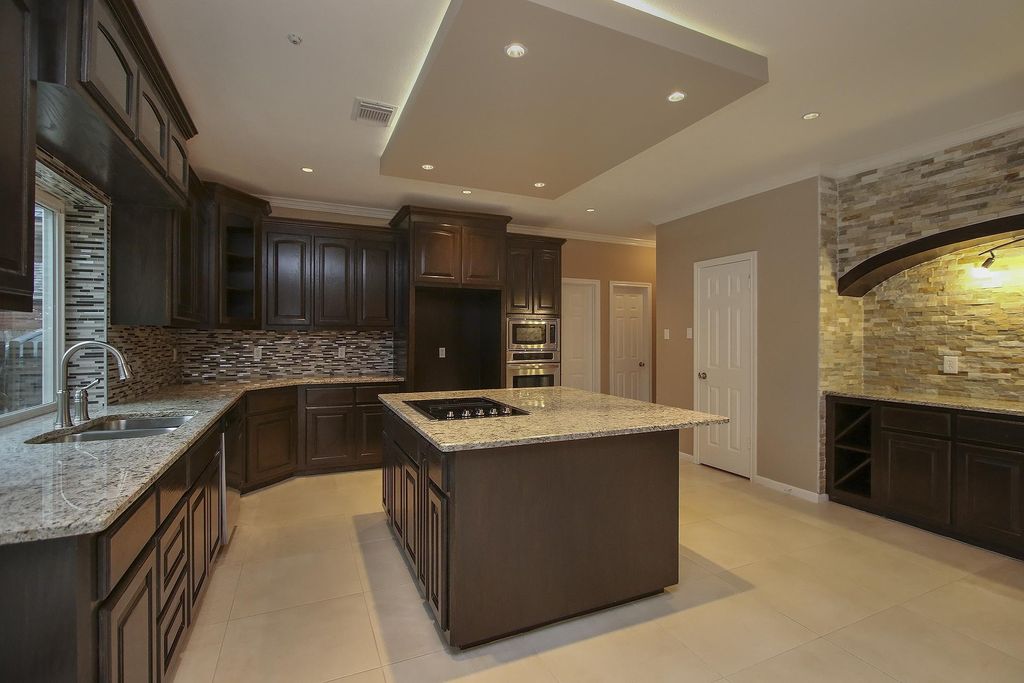 New Granite,Floor, Back Splash, Cabinets, Recessed
