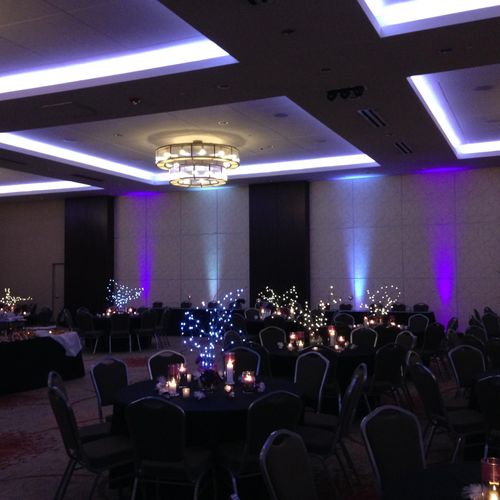 Lincoln Event Center Wedding (uplights)