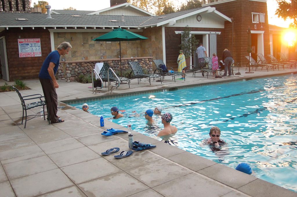 Swim clinic in Carlsbad.