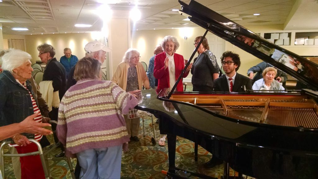 Entertaining seniors!