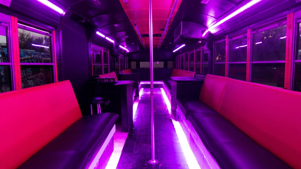 Large Party Bus "Iron Man" -"Don't own, may book o