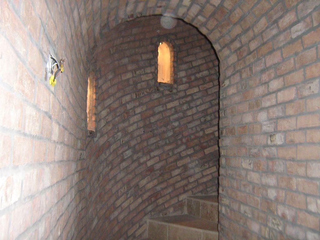 Custom Red Brick Stair Wells