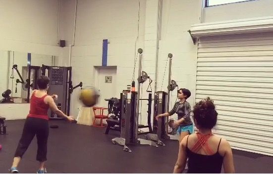 A little Med Ball action